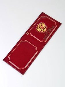 YR-088 Обложка для удостоверения "Участник боевых действий " с металл гербом