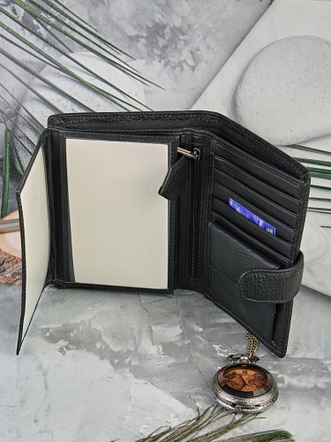 YK Обложка для документов+кошелек "001-208-3240" б/н (нат. кожа) 