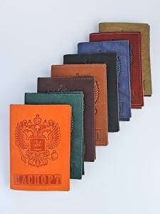 YR Обложка на паспорт герб большой (КРС/нат.кожа) 
