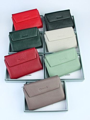 YS Кошелек женский "3831К-100" (нат.кожа) 